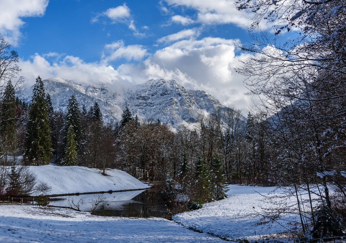 Первый снег в Альпах.. - Виктор Льготин