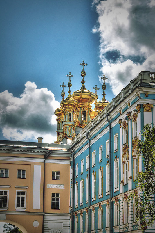 Купола церкви при Екатерининском дворце - Julia Martinkova