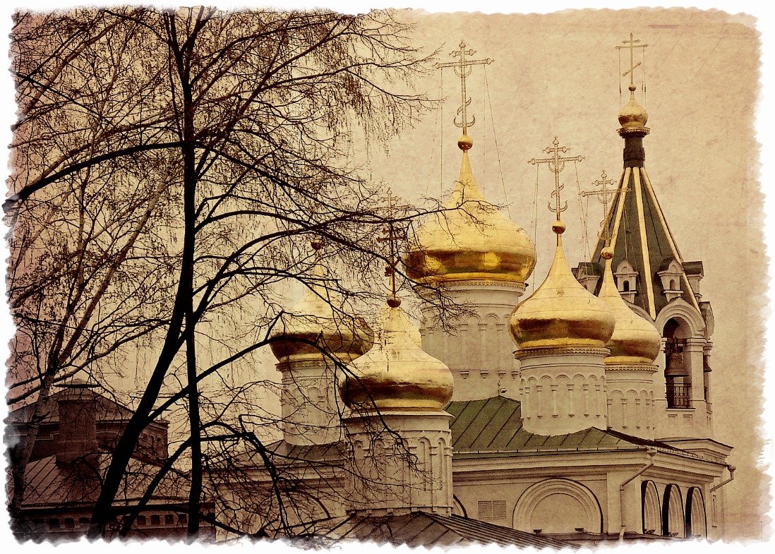 Золотые купола Храма Рождества Иоанна Предтечи - Андрей Головкин