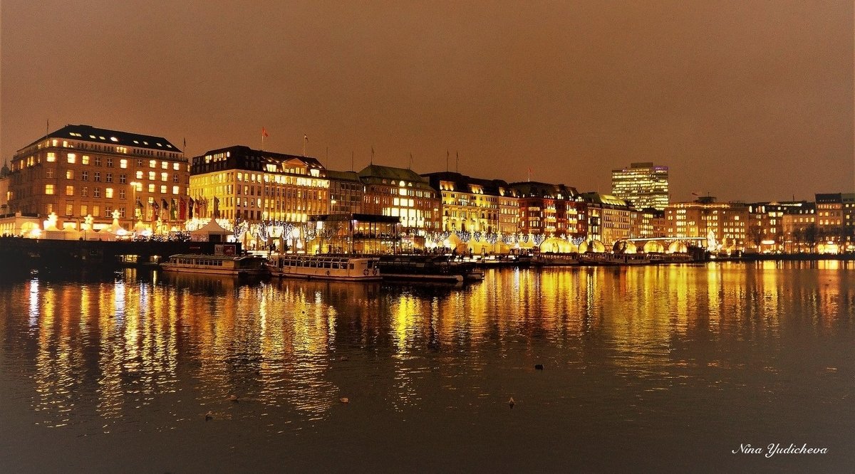 Alster. Hamburg - Nina Yudicheva