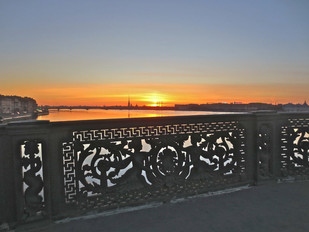 закат с Литейного моста - Елена 