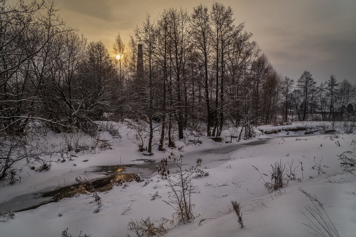 Дрезна река декабрь 2016 - Андрей Дворников