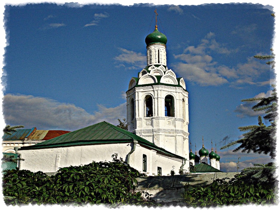 Вид на Казанский Иоанно-Предтеченский мужской монастырь - Андрей Головкин