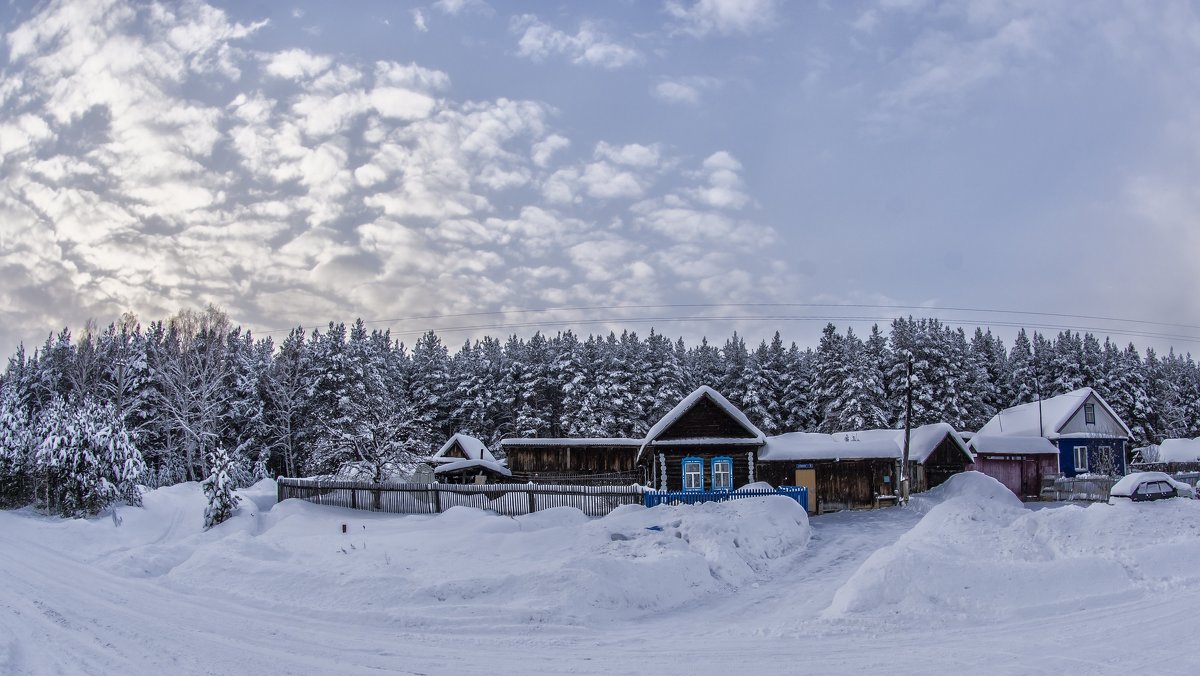 winter landscape in the countryside - Dmitry Ozersky