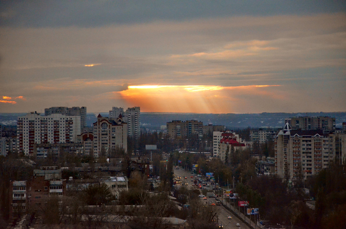 Взгляд с 21 этажа...., Воронеж - город в котором живу... - Михаил Болдырев 