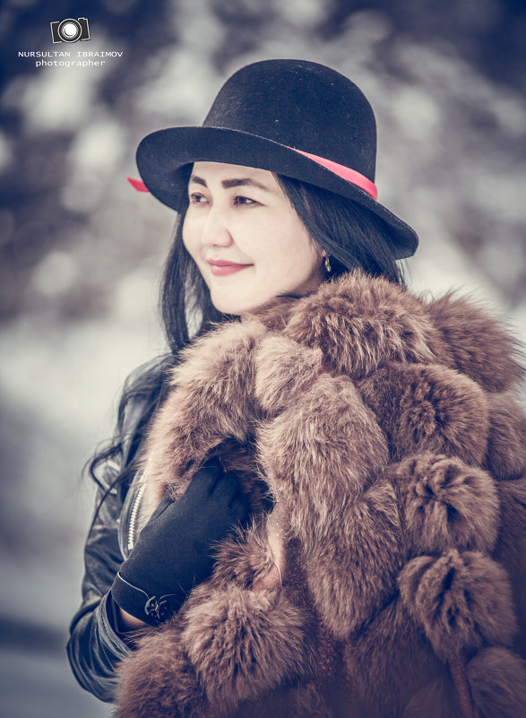 зимняя портрет - Hурсултан Ибраимов фотограф