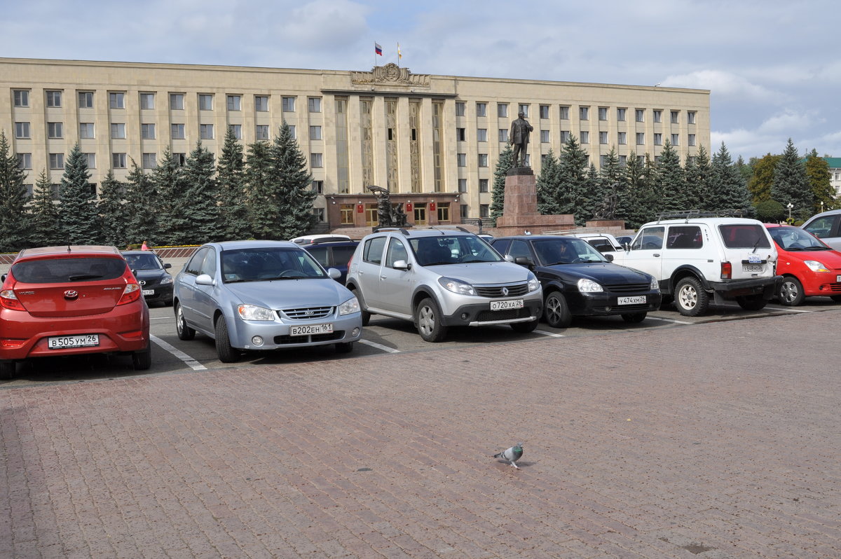 площадь Ленина и дом правительсва - Владимир 