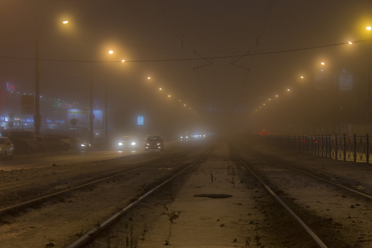 Туман  в городе - Людмила Волдыкова