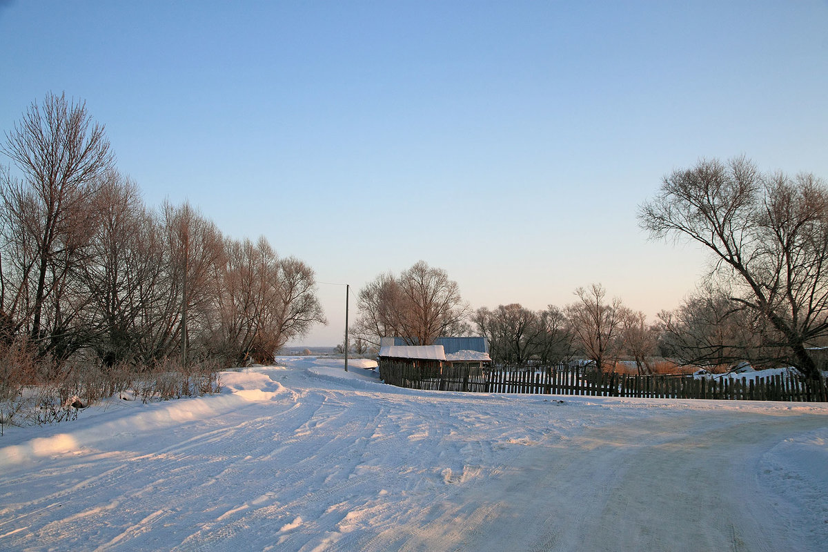 Январь в деревне - Сергей Михайлович