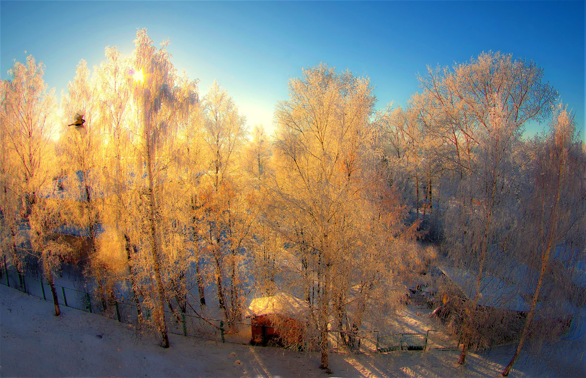 Вечернее солнце.Вид из окна - Валерий Талашов