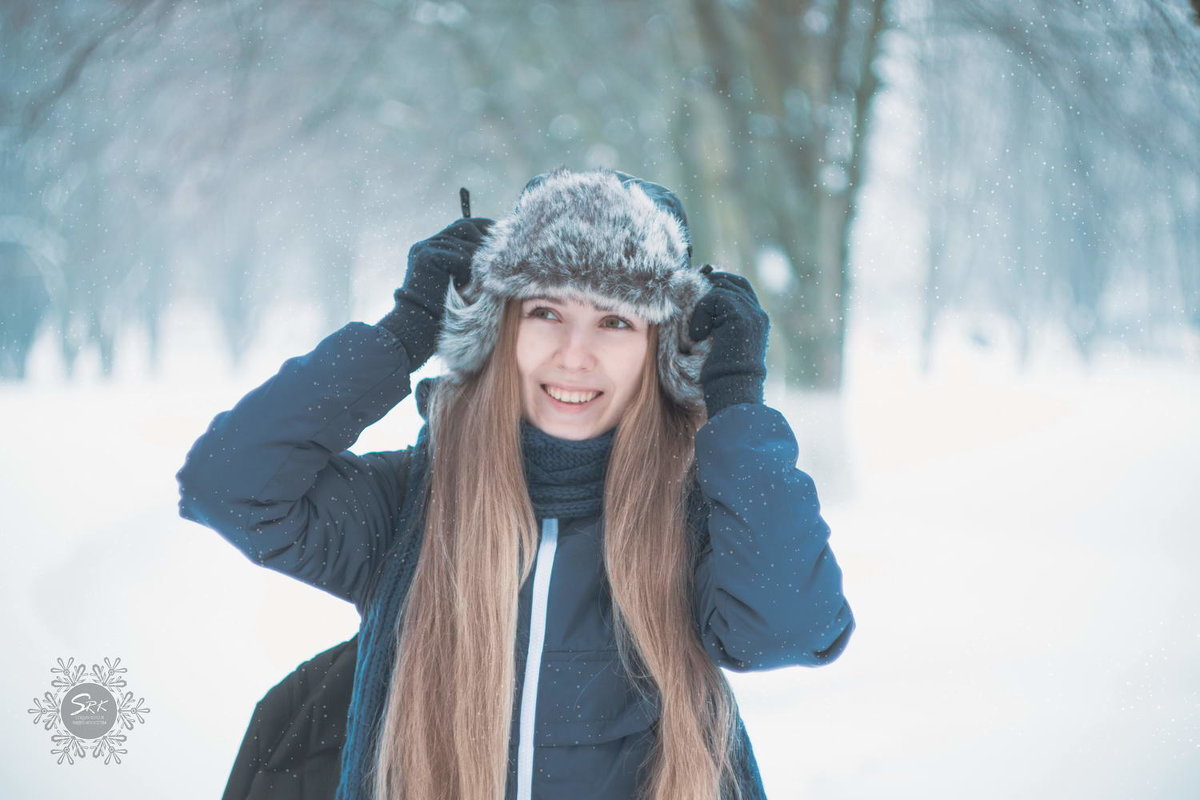 Девушка зимой. Фотограф Руслан Кокорев. - Руслан Кокорев