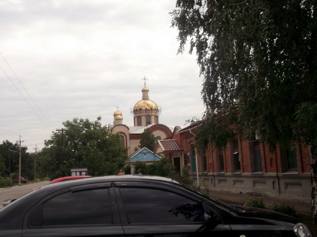 Вид на храм в г. Приморске - Svetlana Lyaxovich