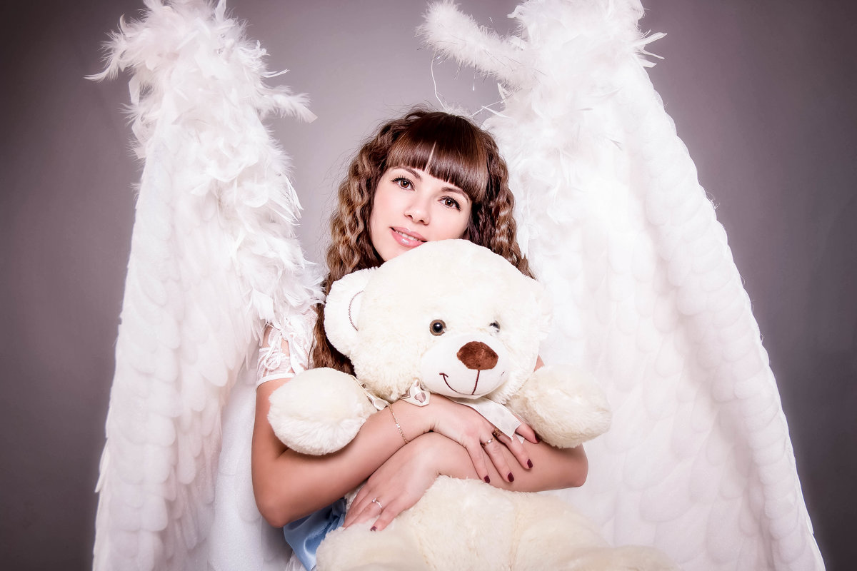 Ангел с мишкой - Екатерина Лазарева