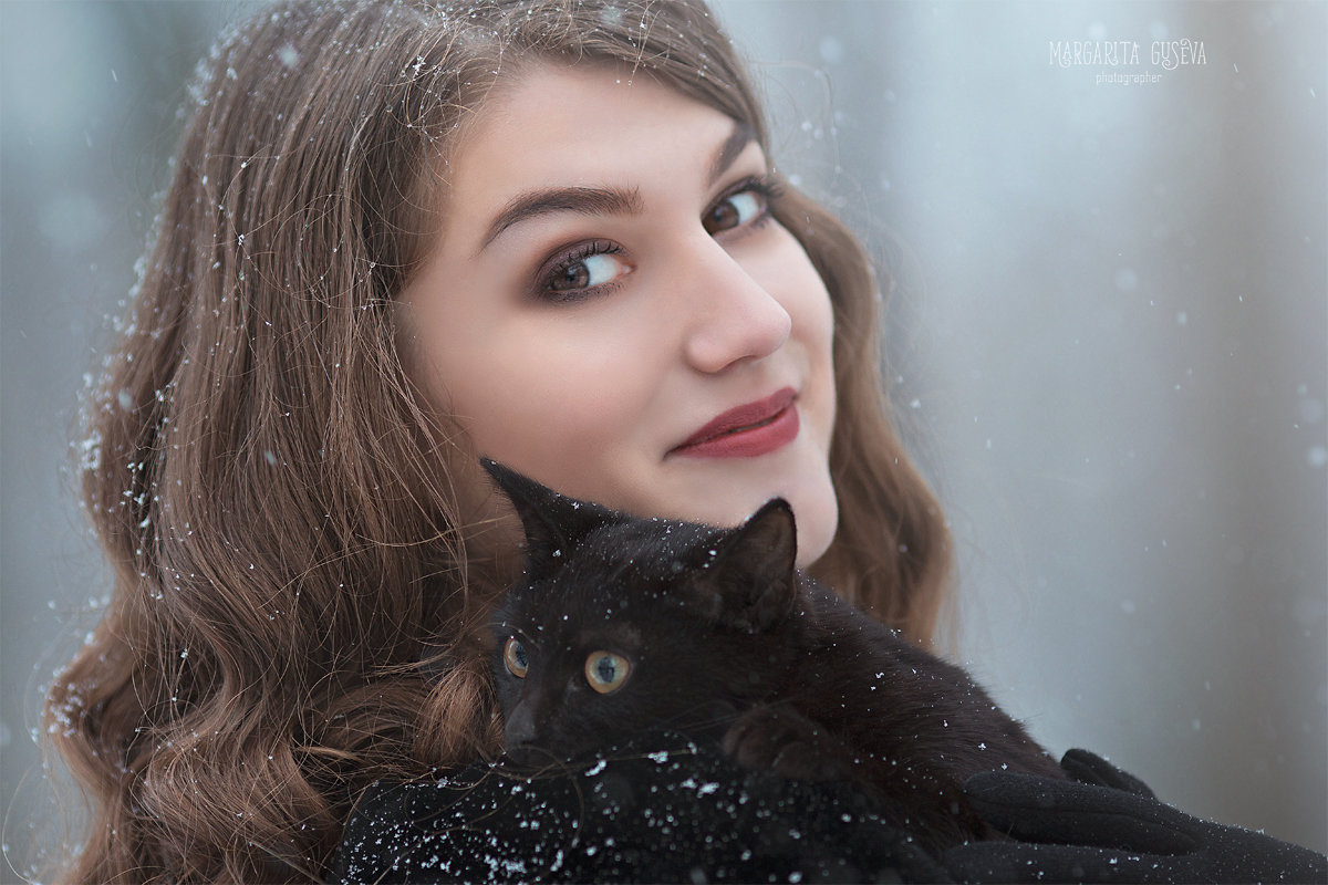 Портрет с котом - Маргарита Гусева