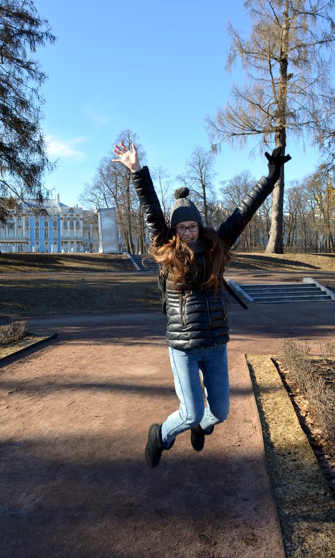 Моя дочь Маргарита. Пушкин, Царское село. Она счаслива и я с ней!!!) - Михаил Поскотинов