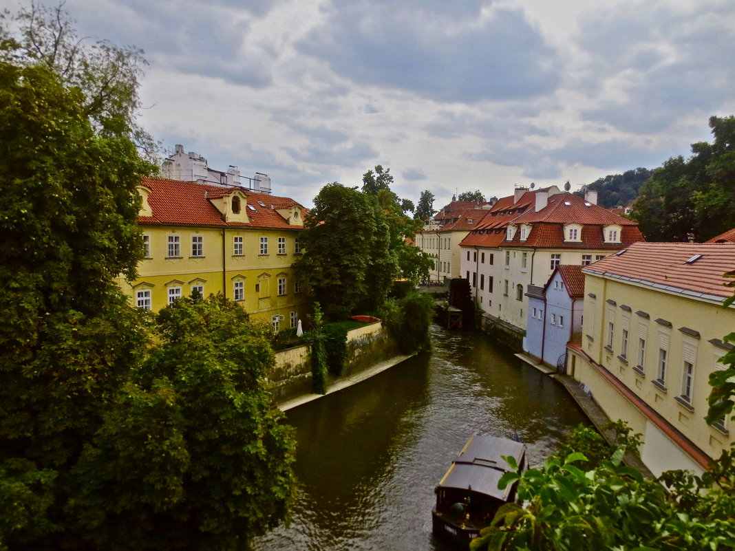 река Чертовка в Праге - Елена 