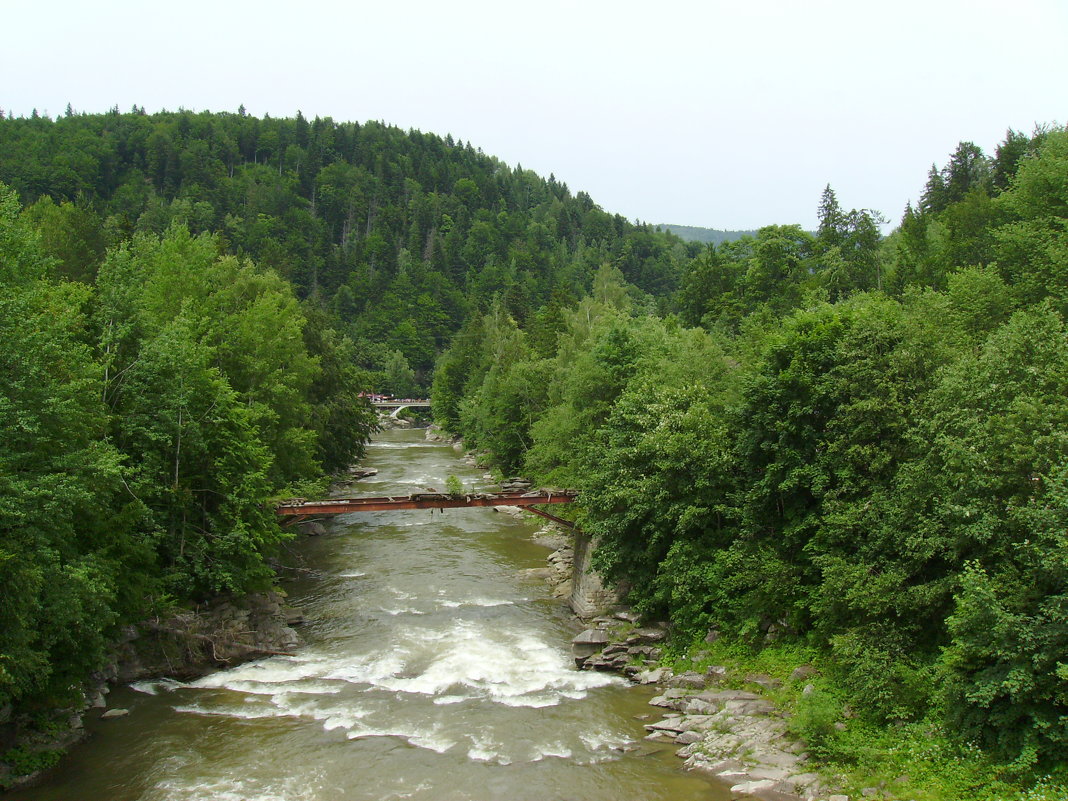 Река   Прут   в   Яремче - Андрей  Васильевич Коляскин