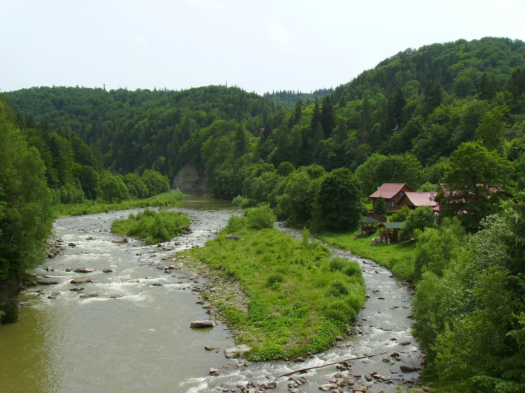 Река   Прут   в  Яремче - Андрей  Васильевич Коляскин