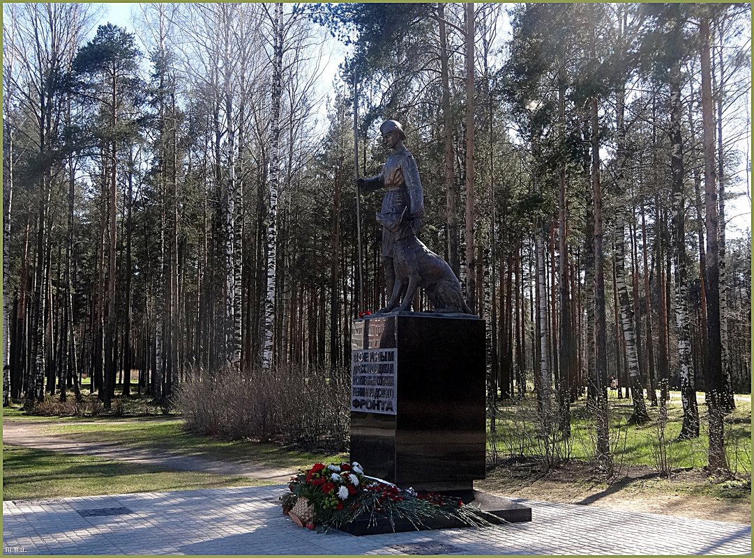 Памятник военным дрессировщикам и собакам - Вера 