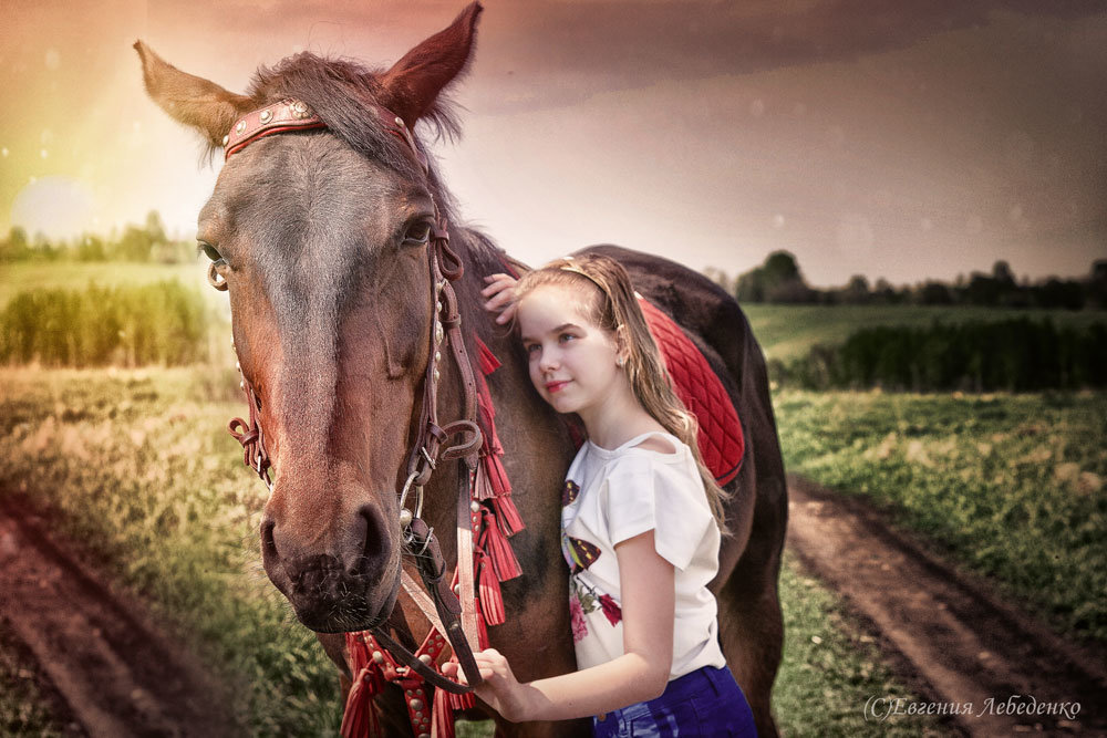 Фото-проект с лошадьми - Евгения 