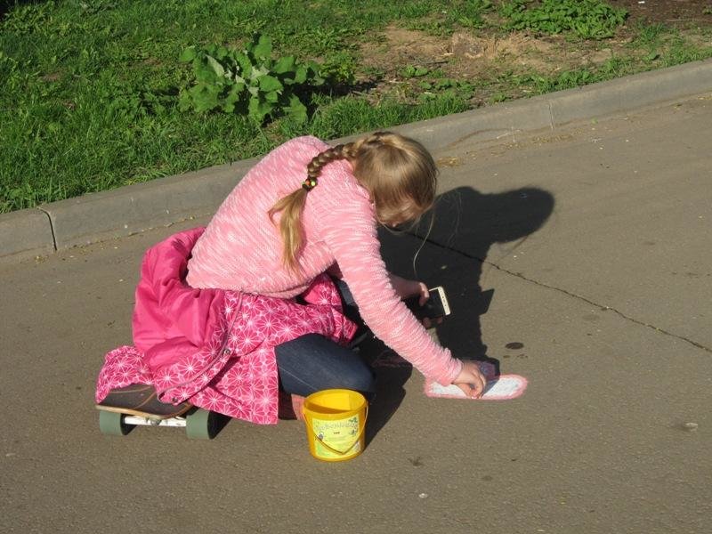 Я рисую на асфальте белым мелом... - Дмитрий Никитин