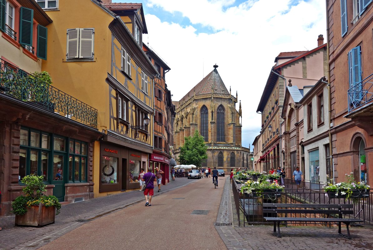 Кольмар - один из самых красивых городков Эльзаса.... - Galina Dzubina