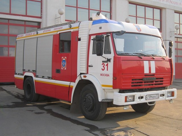 Пожарный автомобиль КамАЗ - Дмитрий Никитин