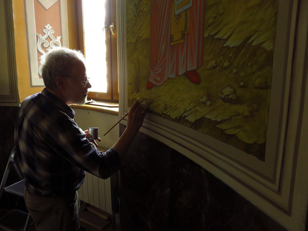 В храме идут реставрационные работы - Андрей Лукьянов