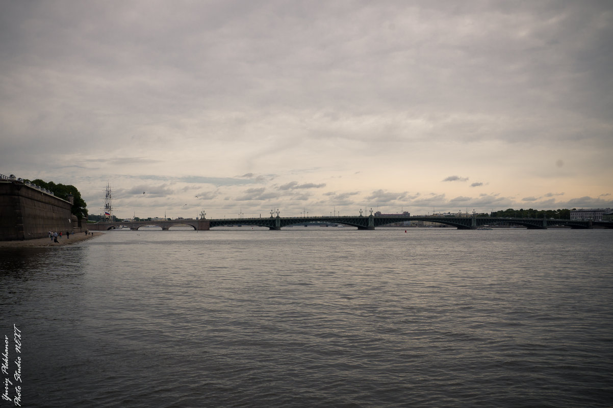 Троицкий мост,вид с Комендантской пристани - Юрий Плеханов