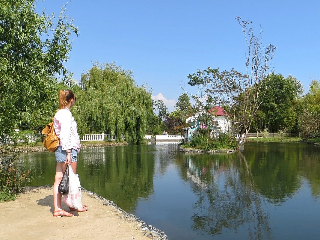 Озеро в парке Адлера - Татьяна Смоляниченко