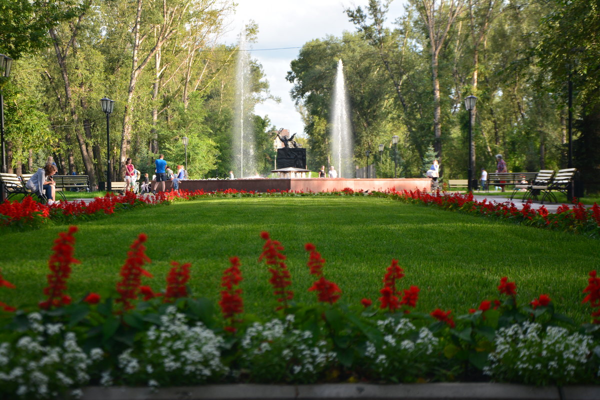Городской фонтан - юрий Амосов