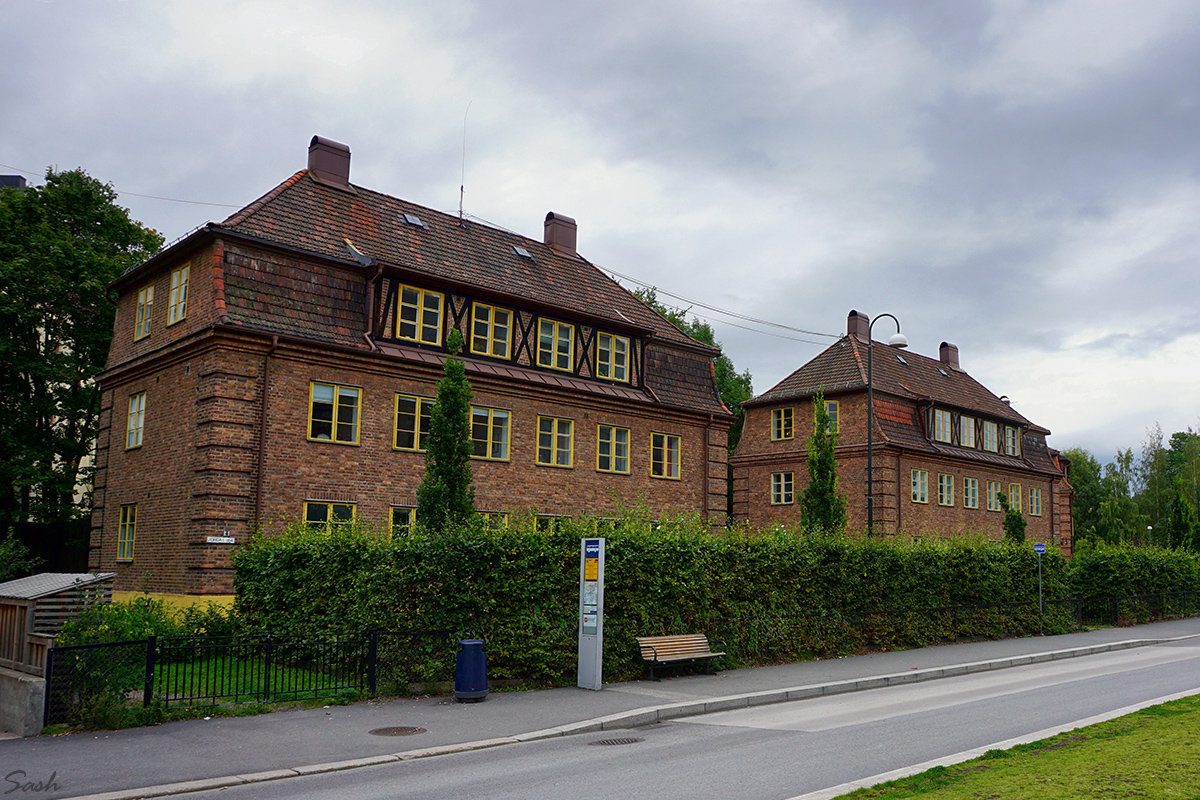 Старые скандинавские дома в Осло - Alex Sash