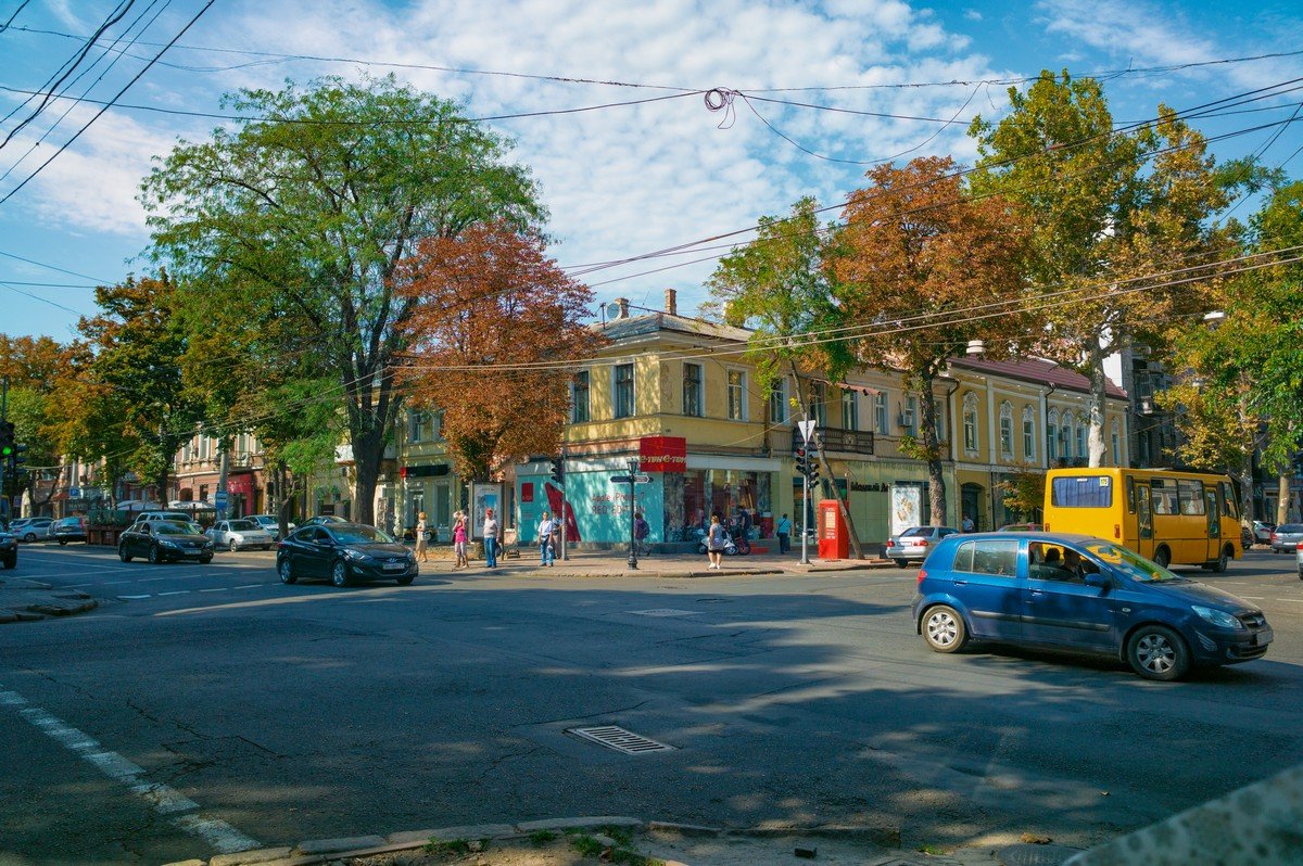 Осень в городе. - Вахтанг Хантадзе