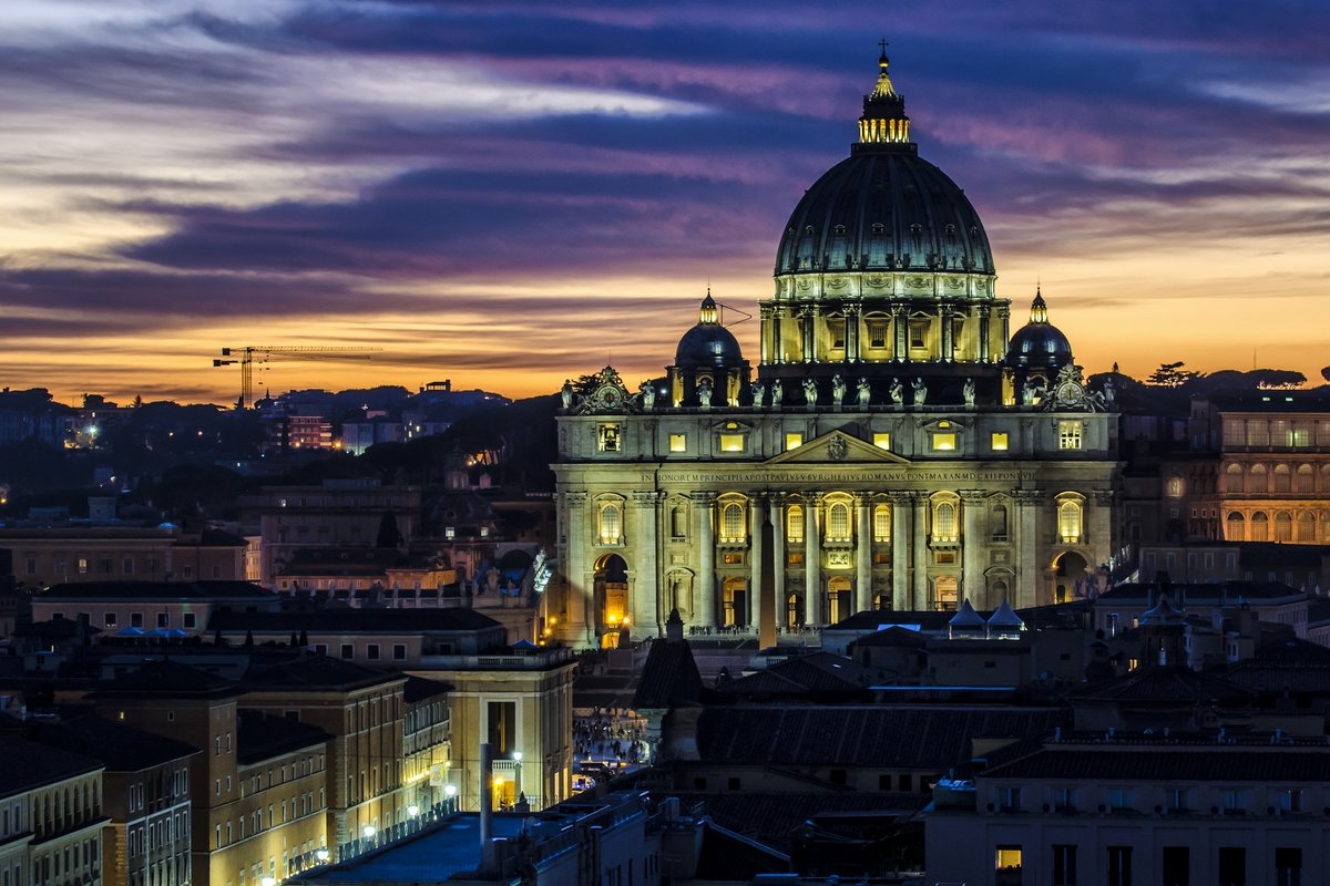 Autumn evening in Rome - Dmitry Ozersky