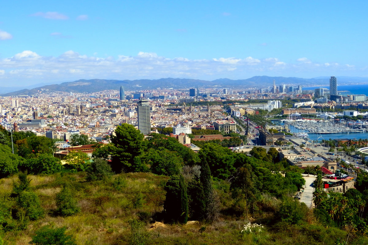 Барселона, вид с горы Монтжуик - Сергей 