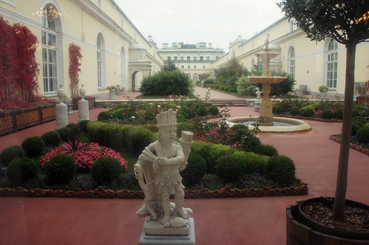 Висячий сад Малого Эрмитажа перед Павильонным залом - Елена Павлова (Смолова)