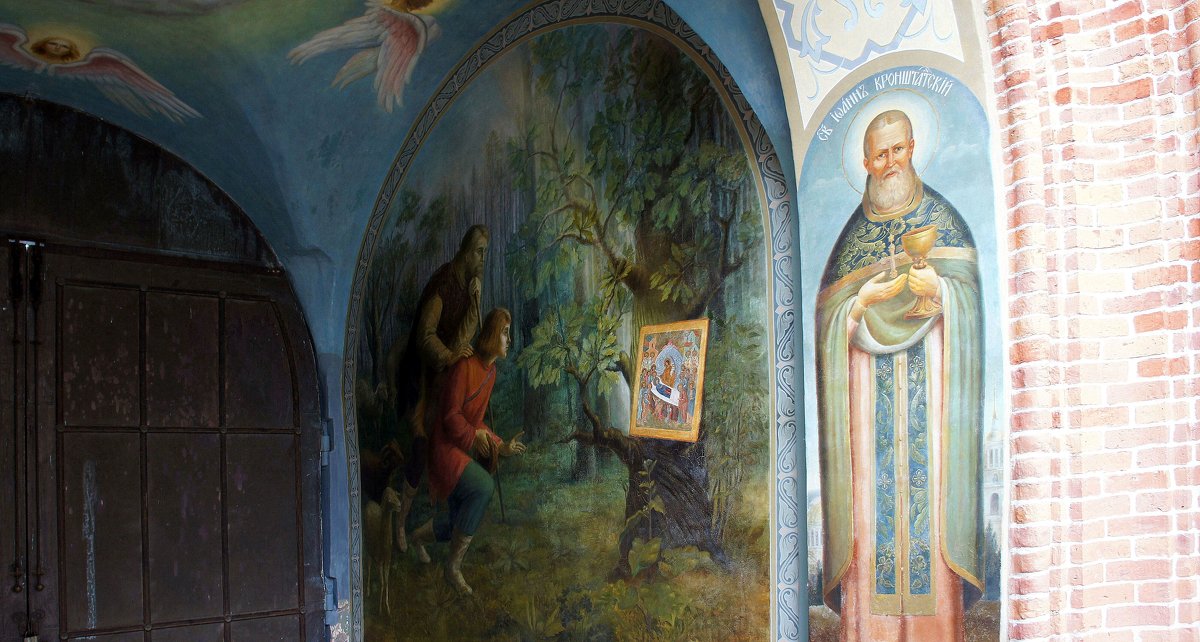 Святые врата Пюхтицкого Успенского ставропигиального женского монастыря - Елена Павлова (Смолова)
