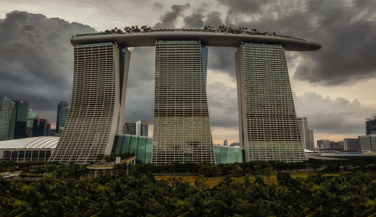 Вечерний Marina Bay Sands...Сингапур! - Александр Вивчарик