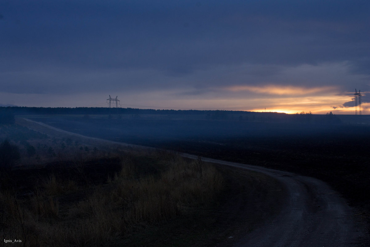 Дымка тумана на закате - Ignis Avis