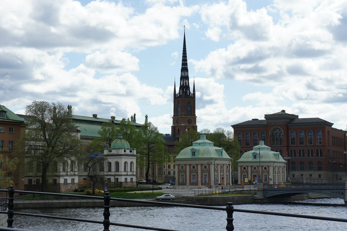 Стокгольм. Церковь с кружевным шпилем — Riddarholmskyrkan - Елена Павлова (Смолова)
