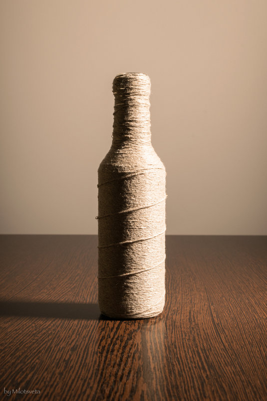 Самодельная ваза из бутылки - Милоцвета (Александра Баранова) 