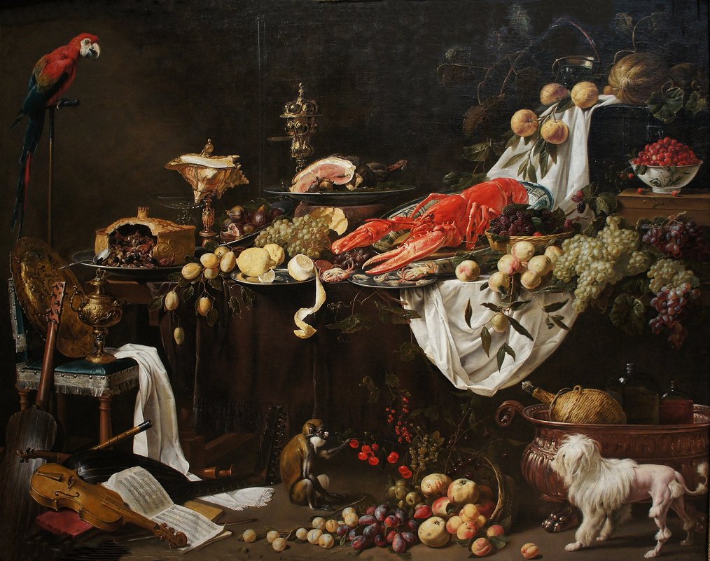 Адриан Ван Утрехт  (1590- 1651/52). Натюрморт, 1644 - Елена Павлова (Смолова)