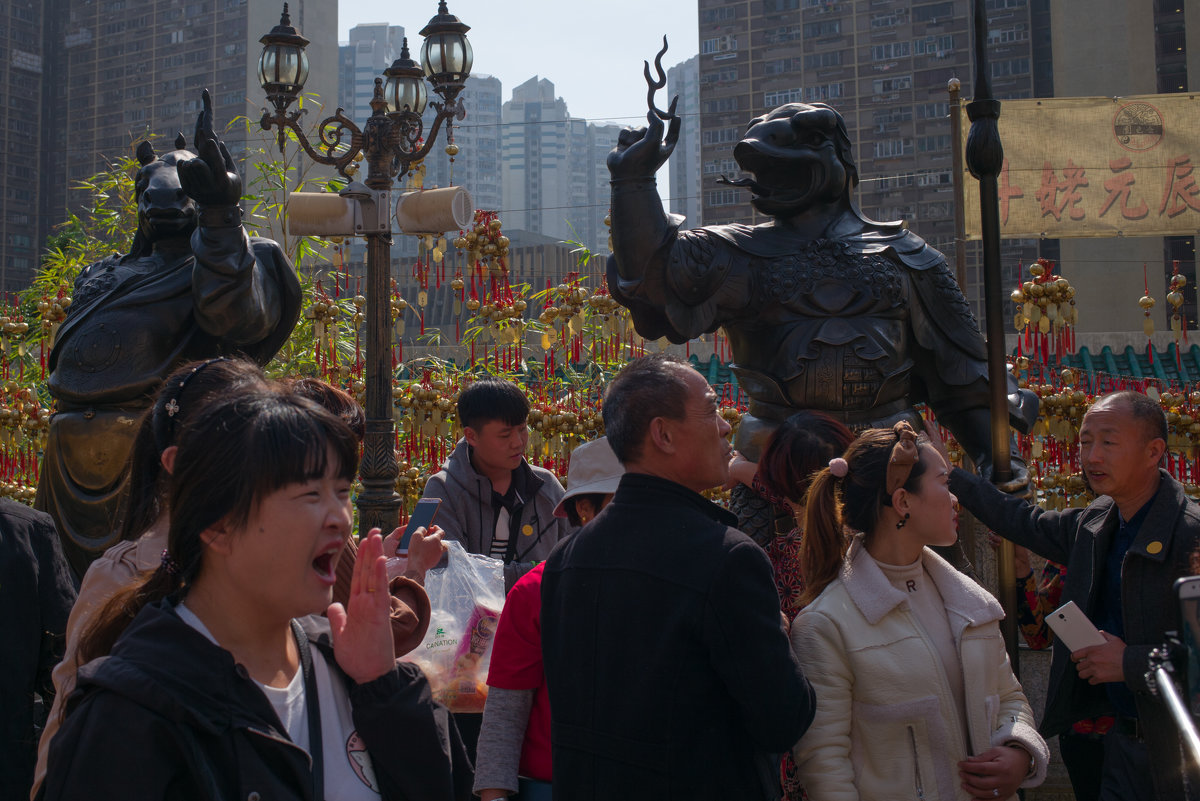 Китайские туристы в Гонконге - Sofia Rakitskaia
