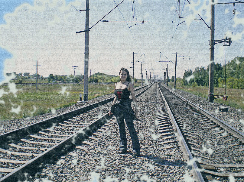 на железной дороге - Юлия Денискина