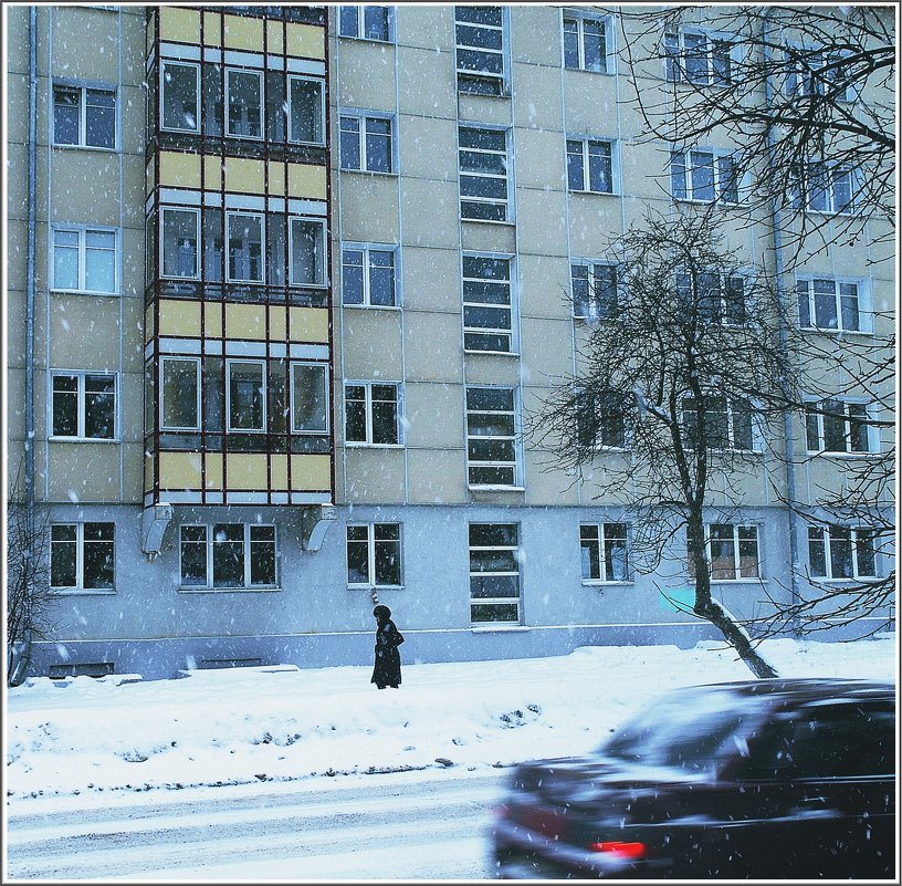 снегопад в городе (Ижевск Январь 2018) - muh5257 