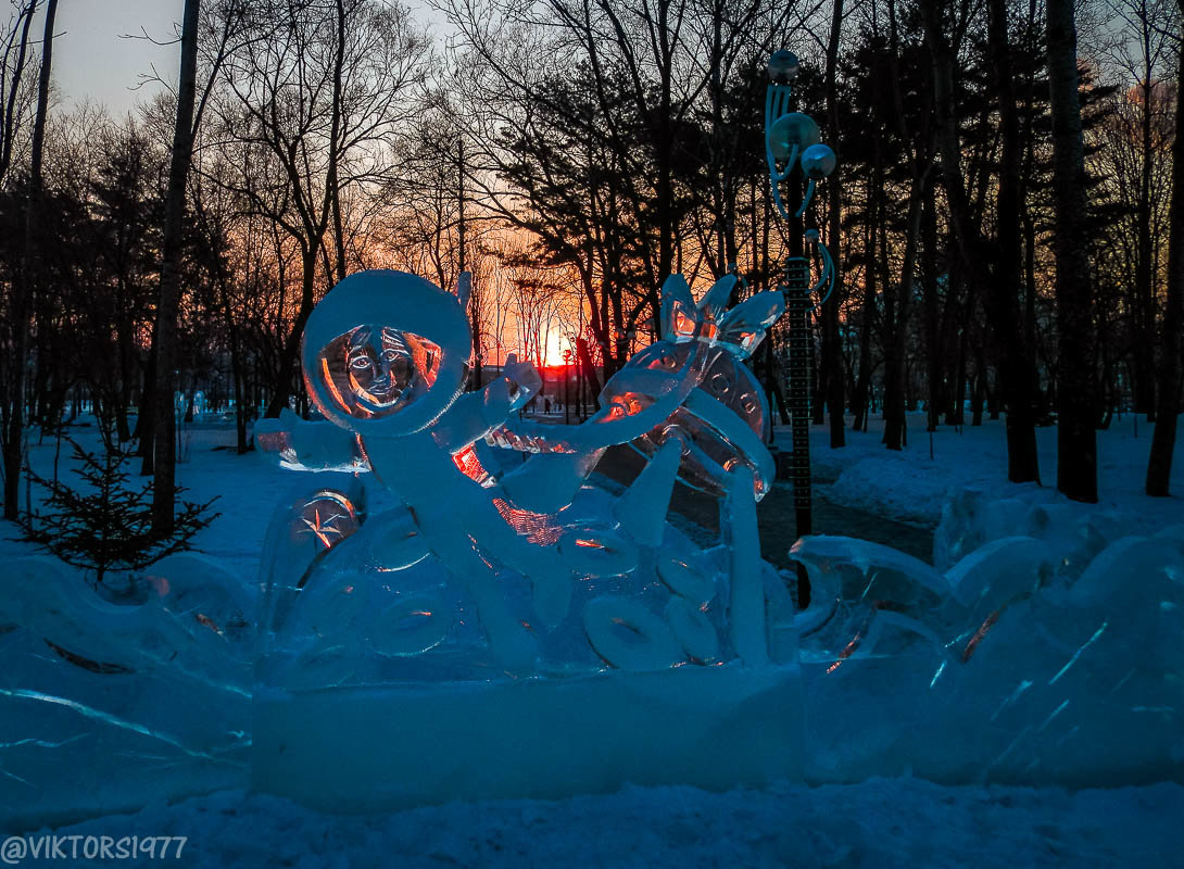 Ледяная скульптура - Виктор 