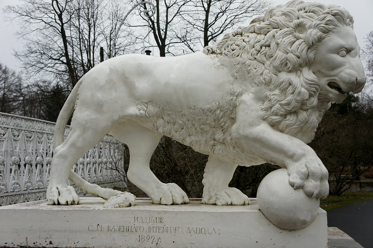 Один из львов, украшающих лестницу Елагиноостровского дворца - Елена Павлова (Смолова)