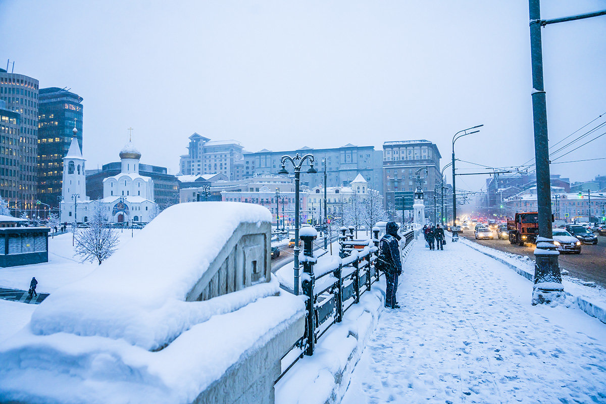 Москва. Снегопад. - Игорь Герман