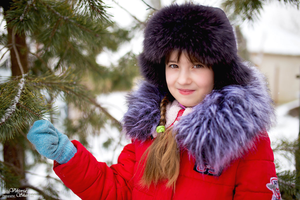 Зимняя фотопрогулка с Дашей - Viktoria Shakula