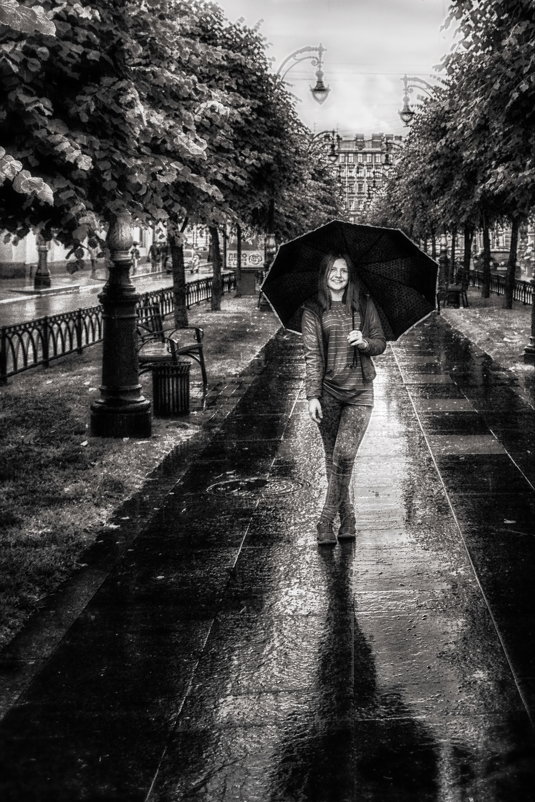 Девушка с зонтом - Игорь Свет